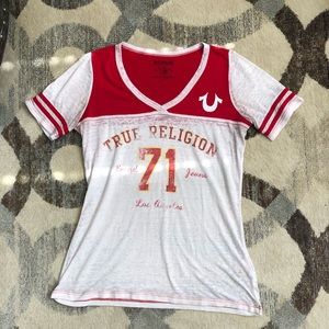 V-Neck True Religion Shirt